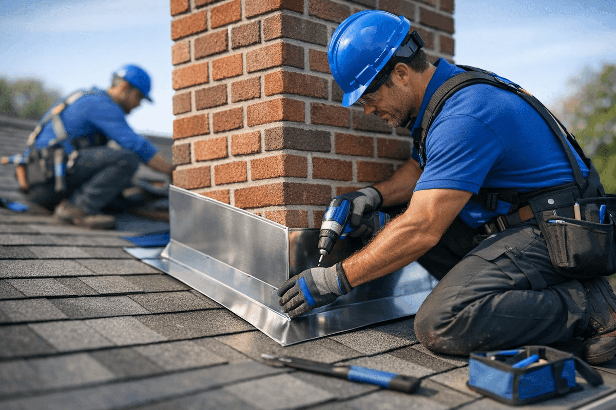 Chimney Flashing service by Reno Roofing