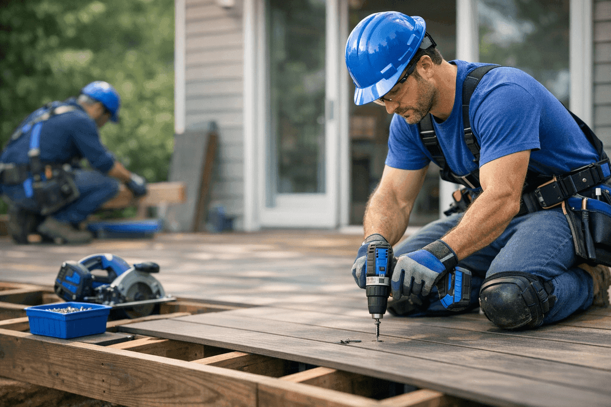 Decking service by Reno Roofing
