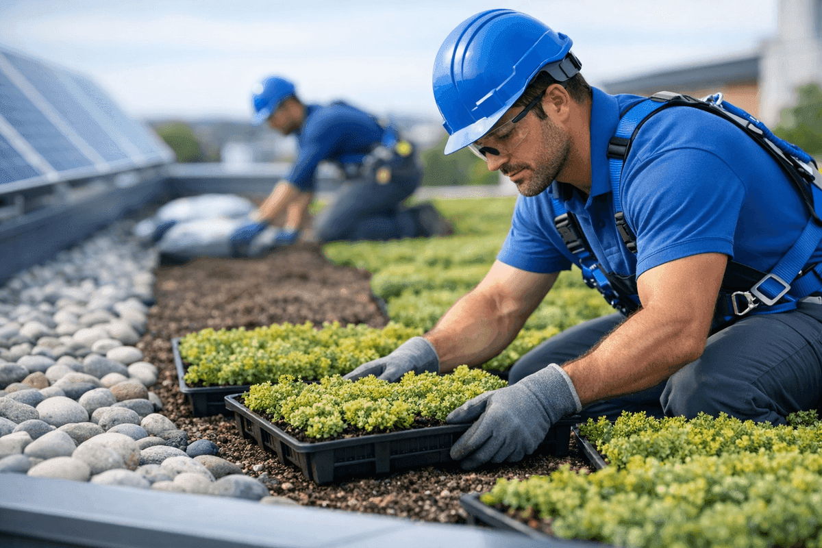 Green Roof Systems service by Reno Roofing