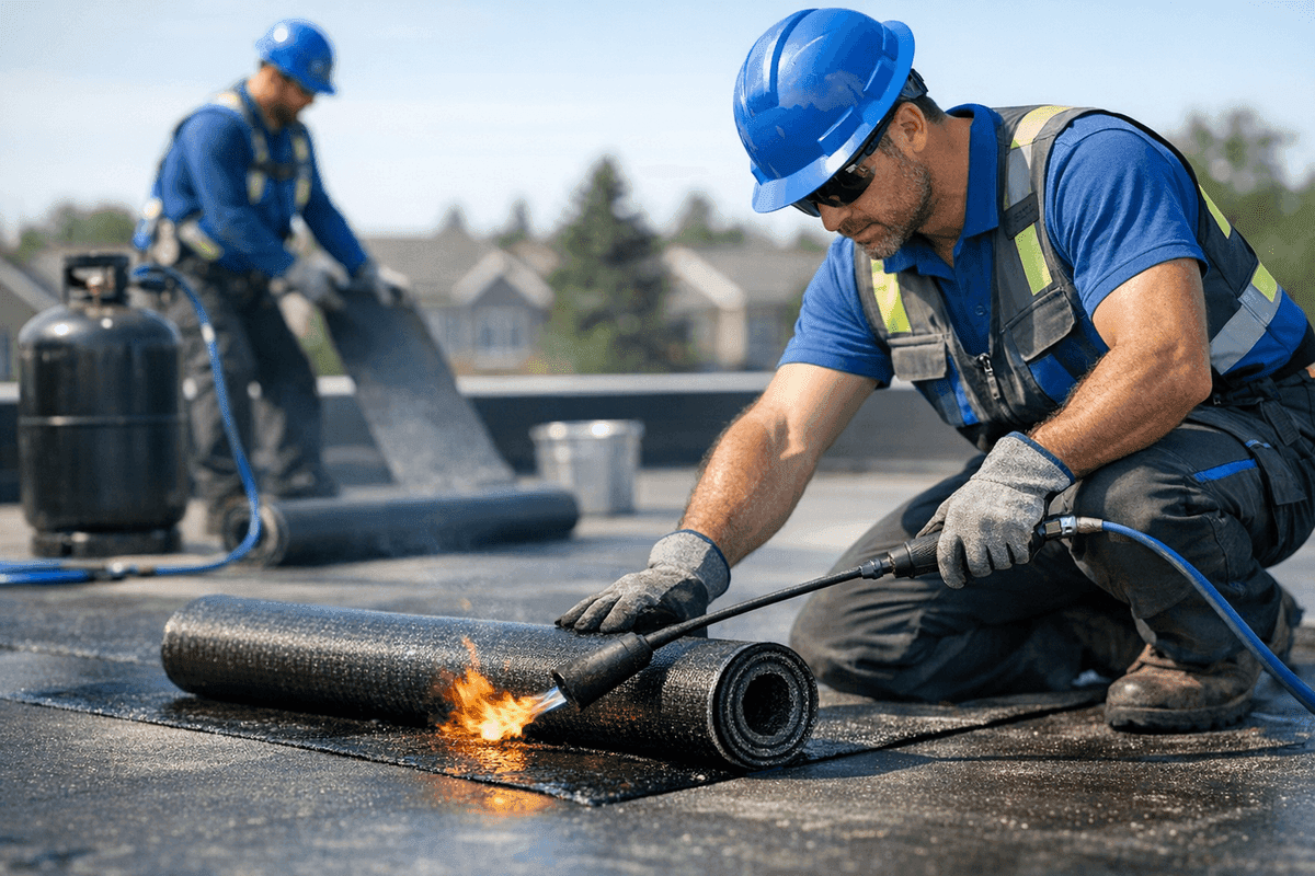 Modified Bitumen service by Reno Roofing
