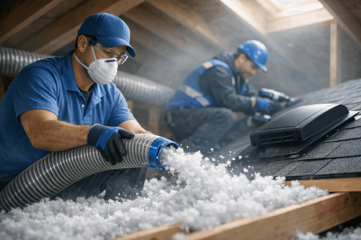 Ventilation & Insulation service by Reno Roofing